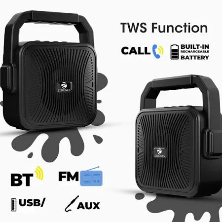 ZEBRONICS Zeb-COUNTY-BLACK Bluetooth Speaker