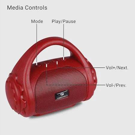 ZEBRONICS Zeb-COUNTY-RED Bluetooth Speaker