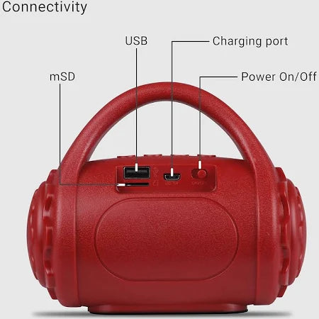ZEBRONICS Zeb-COUNTY-RED Bluetooth Speaker