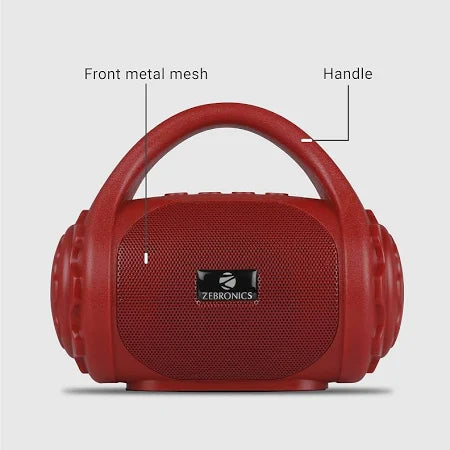 ZEBRONICS Zeb-COUNTY-RED Bluetooth Speaker