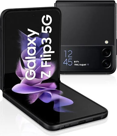 Samsung Galaxy Z Flip3 5G (Phantom Black, 8GB RAM, 128GB Storage)