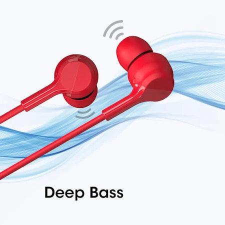 ZEBRONICS Zeb-BRO PRO in Ear Wired Stereo Earphones Red