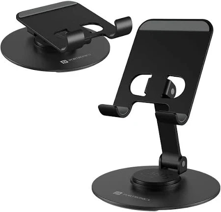 Mobile Phone Stand 360° Rotation Height and Angle Adjustable Cell Phone Stand